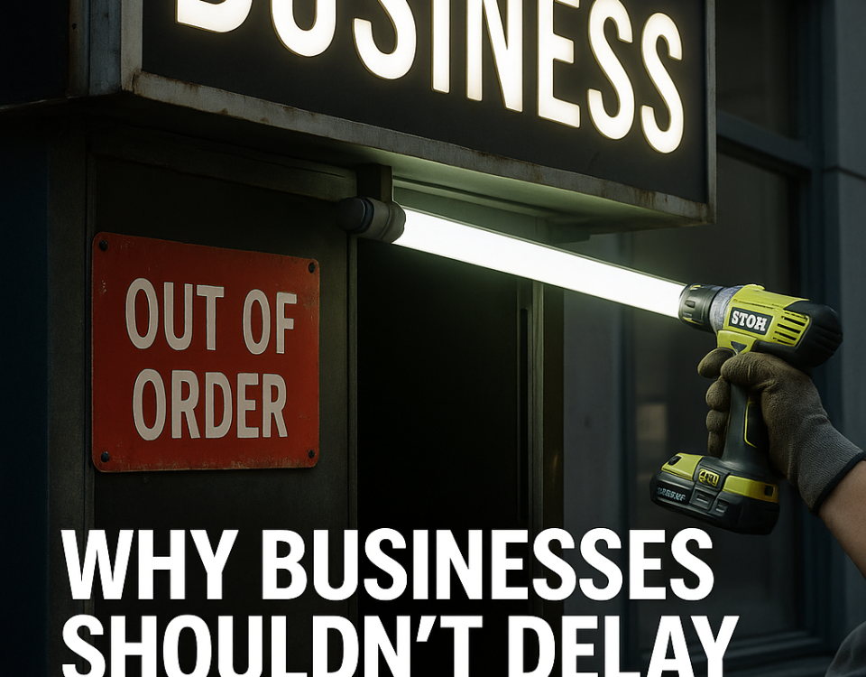 Why Businesses Shouldn’t Delay Electrical Sign Repair & LED Conversion